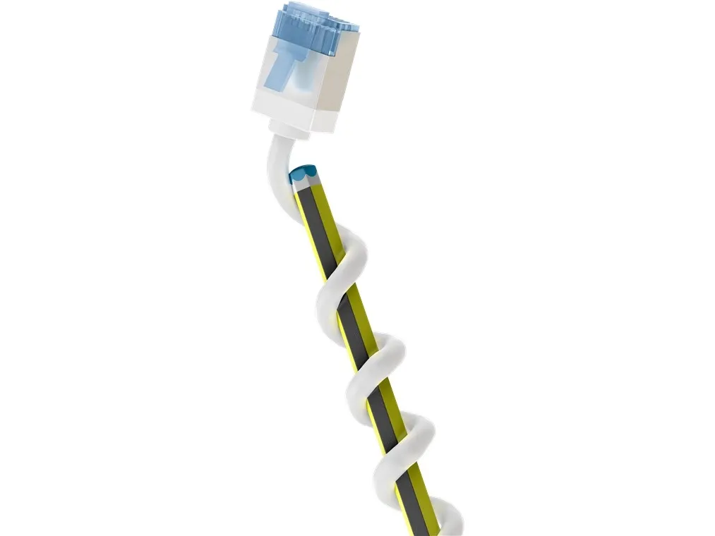 Goobay 74341, 15 m, Cat6a, U/FTP (STP), RJ-45, RJ-45, Hvit