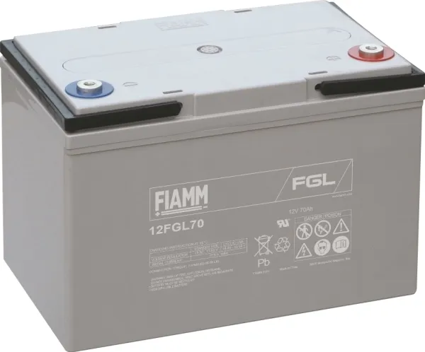 10 år Fiamm blybatteri 12v/70Ah