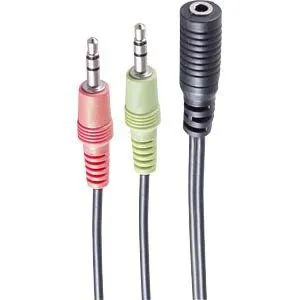Shiverpeaks headset Y-adapter TRRS til 3,5 mm CTIA 0,15 m
