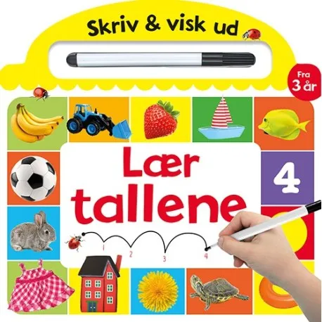 Skriv og visk ut – lær tallene