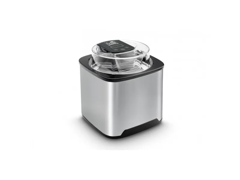 Fritel IM1252, Milkshakemaskin (iskrem), 2 l, 1 boller, LED, 45 min, Sort, Rustfritt stål