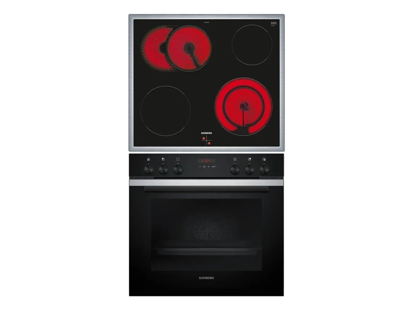 Siemens PQ212KA10 - Oven med komfyrtopp - innebygd