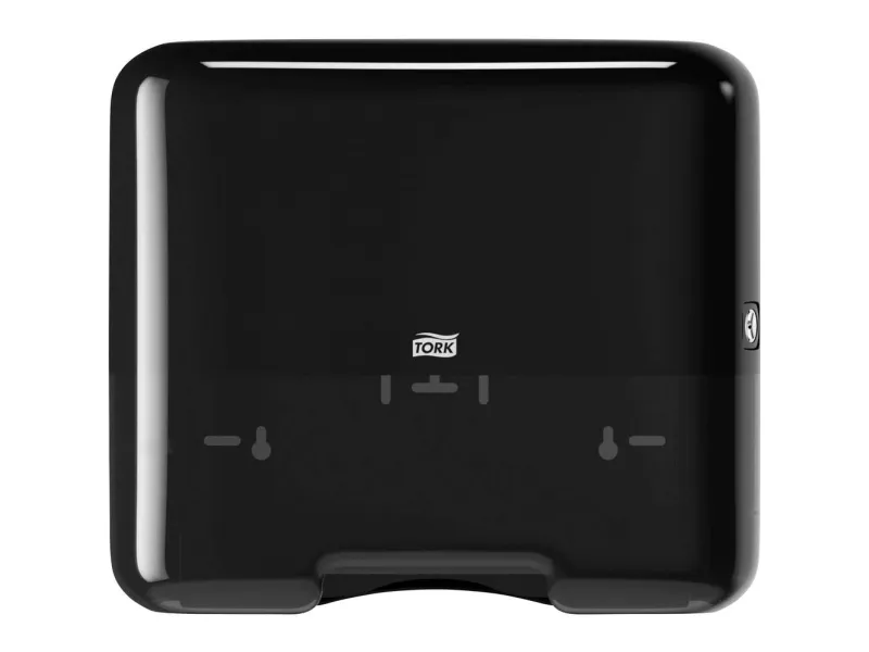 Dispenser Tork Mini H3 Singlefold, for håndklær, svart