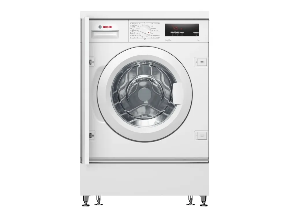 Bosch Serie | 6 WIW24342EU - Vaskemaskin - innebygd - Nisje - bredde: 60 cm - dybde: 58 cm - høyde: 82 cm - frontileggelse - 8 kg - 1200 rpm - hvit