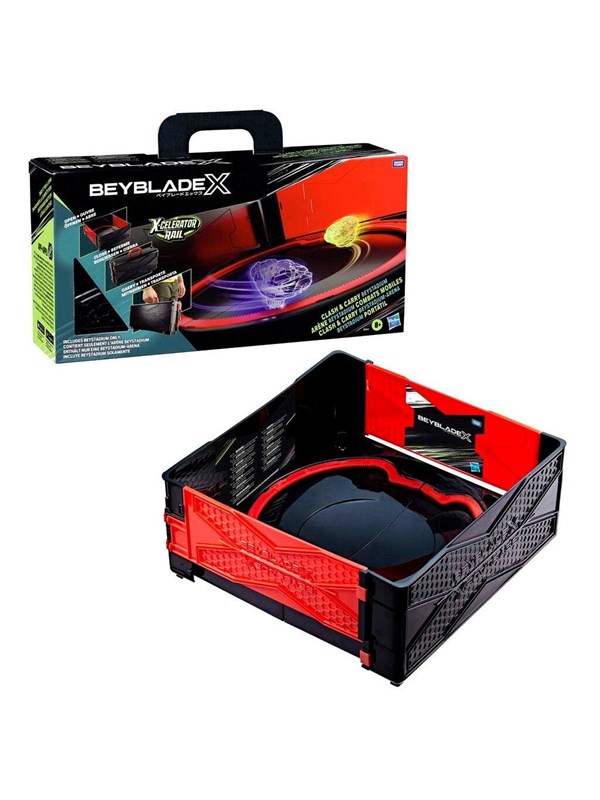 Beyblade X Clash and Carry Beystadium Battle Arena