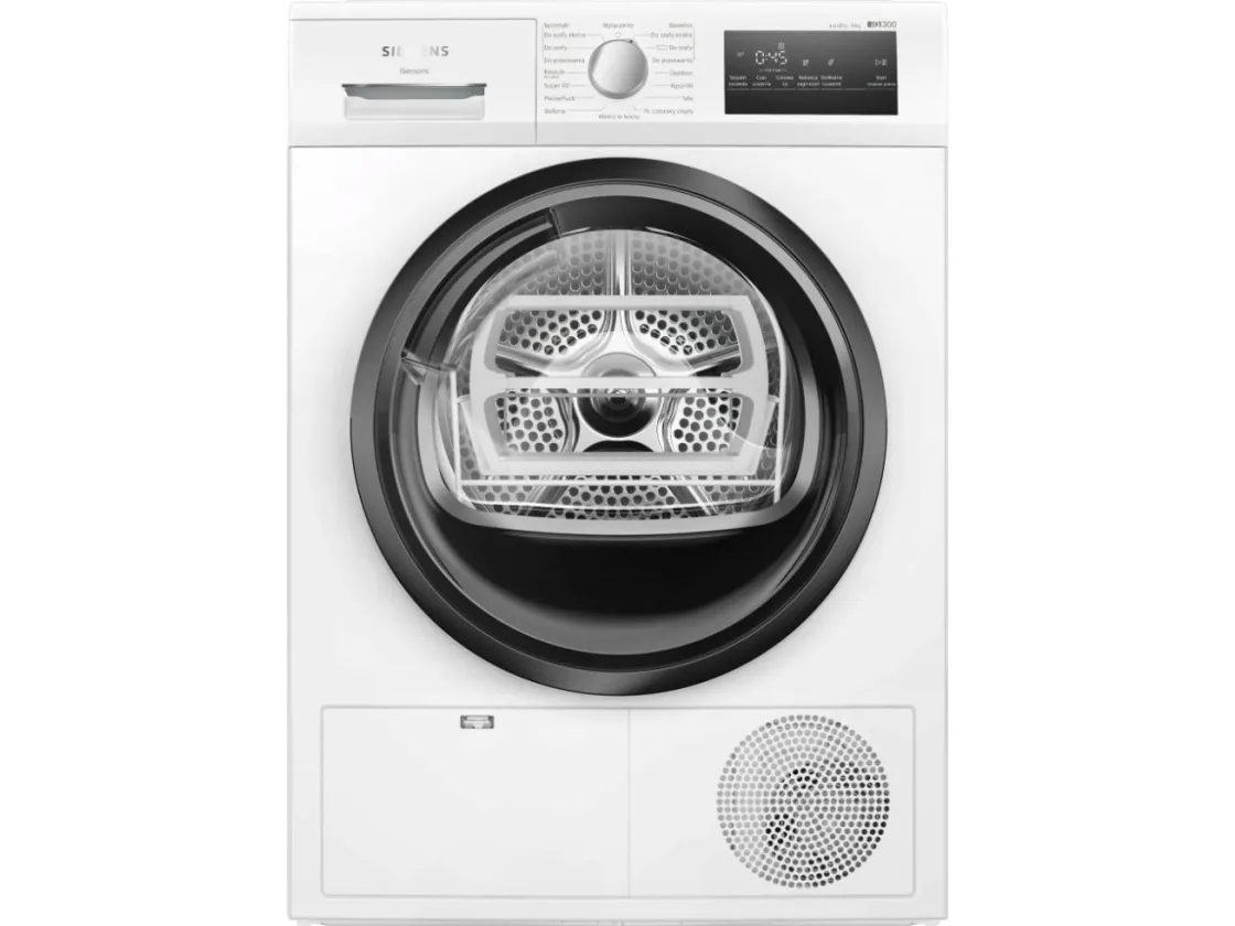 Siemens tørketrommel WT45HVEEPL 8 kg varmepumpe 60 cm