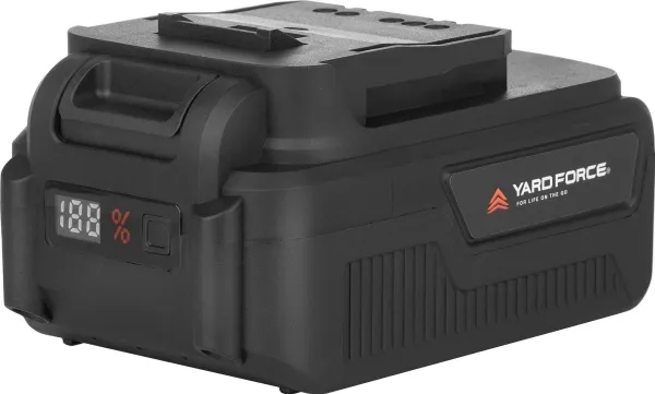 Yard Force 20 V, 4,0 Ah Li-Ion batteri med ladeindikator