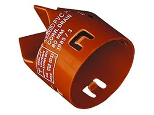 Wavin 126/113 mm PVC-drænslutmuffe