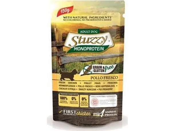Stuzzy Monoprotein våtfôr for voksne hunder - kylling, 150 g