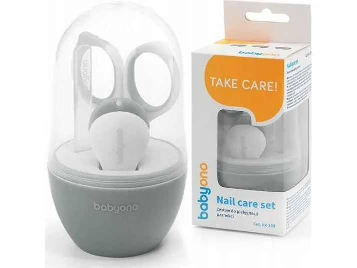 BabyOno 398/03 - FOR NEGLEPLEIE FOR BARN OG BABY GRÅ