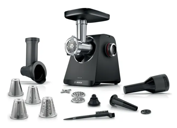 Bosch Serie 4 MFWS440B, 1900 W, Sort, Sølv, 2,5 kg/min, 1 m, Plast, 500 W