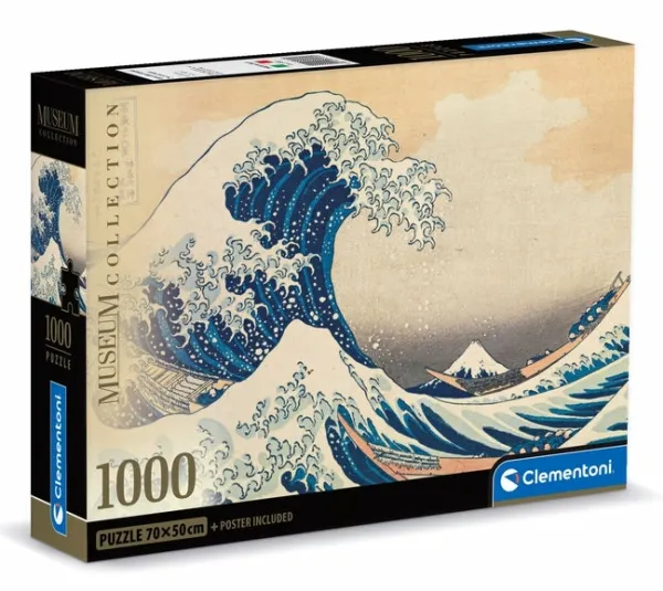 Clementoni Puslespil MUSEUM LA GRANDE ONDA DI HOKUSA, 1000 brikker