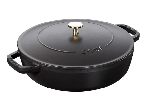 Staub 40511-472, 3,7 l, Sort, Støpejern, Emalje, Støpejern, 260 °C