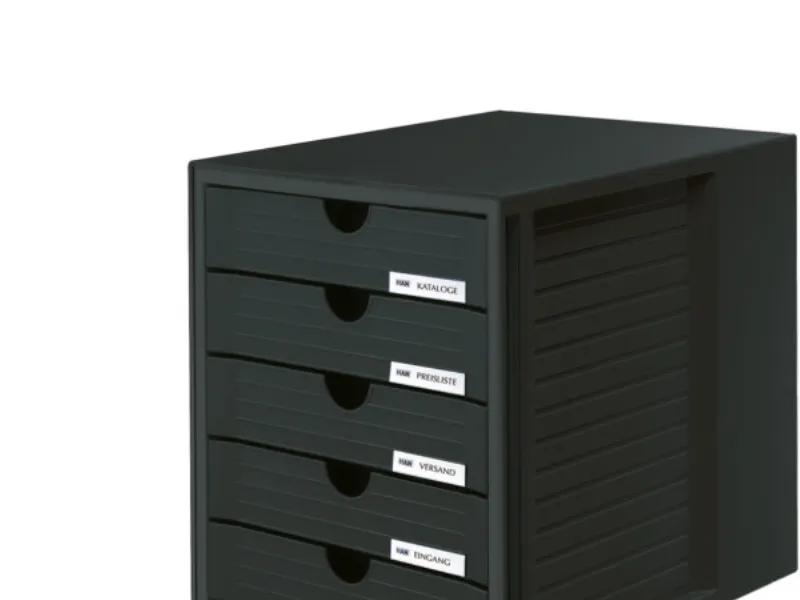 HAN 21450-13, Sort, 5 skuffer, 275 mm, 330 mm, 320 mm, 3,2 kg