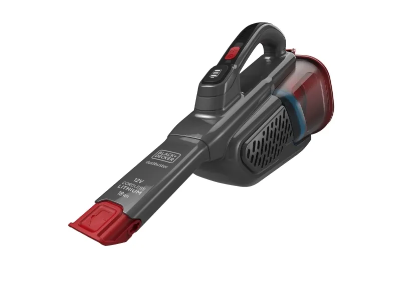 Black & Decker BHHV315J-QW, Tørr, Filtrering, Uten pose, Sort, Rød, 0,7 l, Batteri