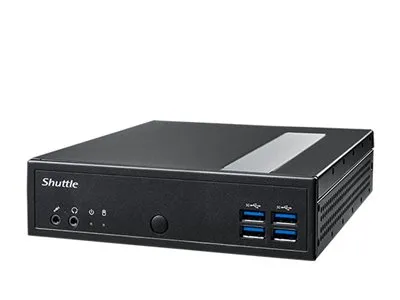 Shuttle DL40N, 1,35 L størrelse PC, Mini PC barebone, DDR5-SDRAM, PCI Express, Serial ATA III, Ethernet LAN, 65 W