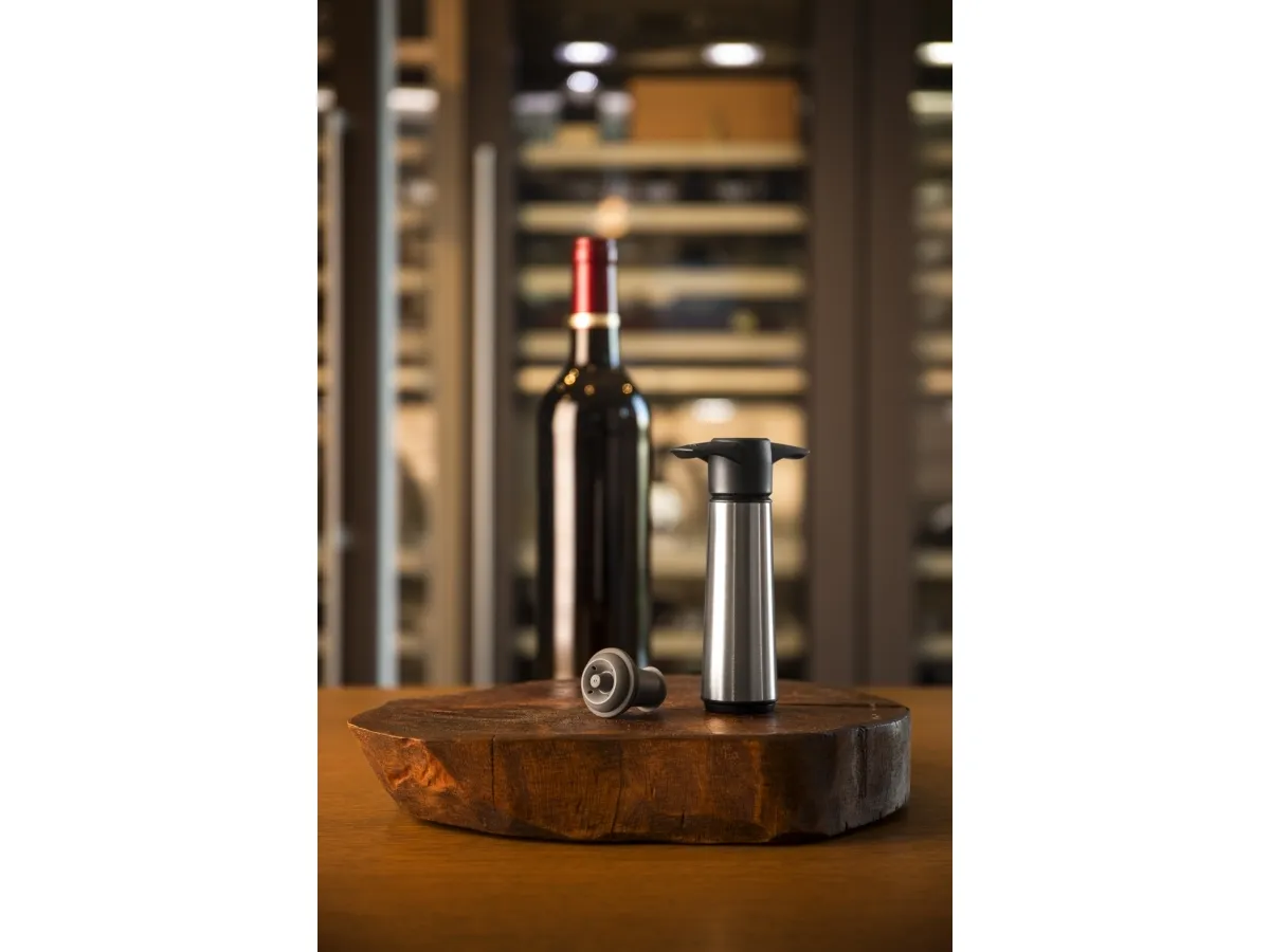 VACUVIN Wine Saver Stainless Steel Gift box
