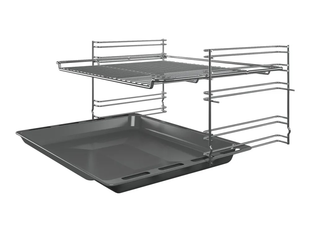 Siemens iQ300 HK9R3A220 - Komfyr - frittstående - bredde: 60 cm - dybde: 60 cm - høyde: 85 cm - med selvrens - Klasse A - hvit