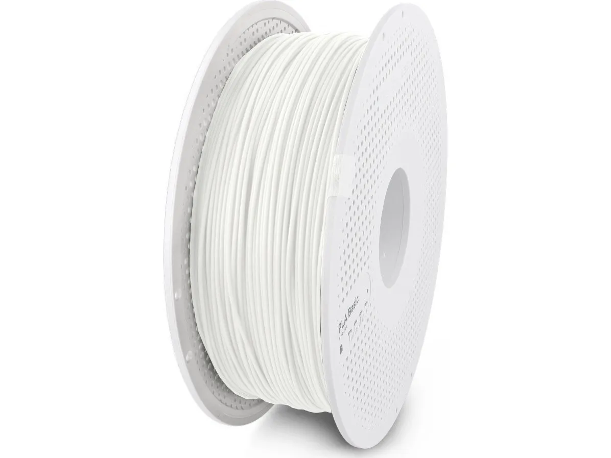 BambuLab PLA Matte filament 1,75 mm 1 kg (med gjenbrukbar spole) - Ivory White