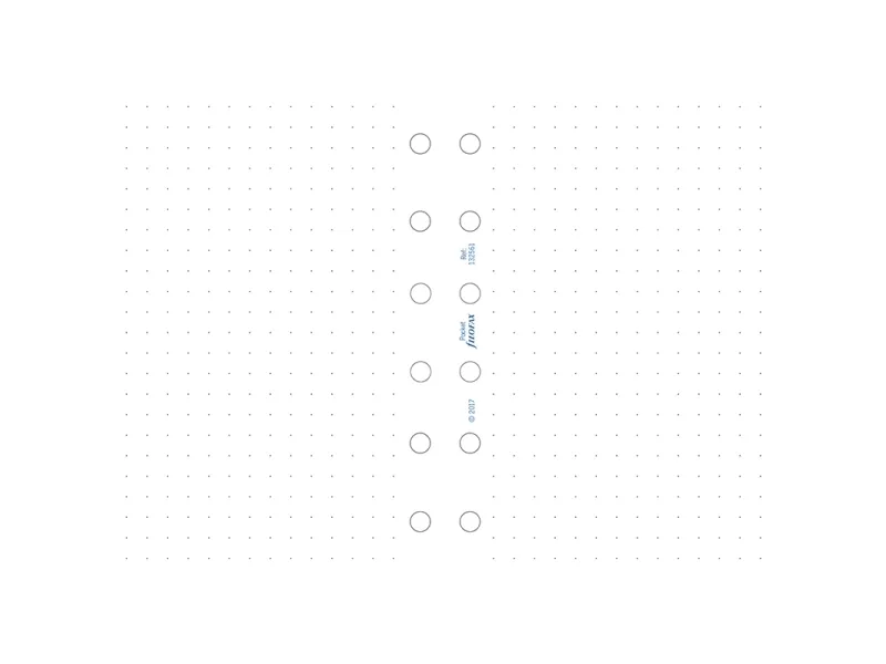 Pocket Noteark Dotted Hvide