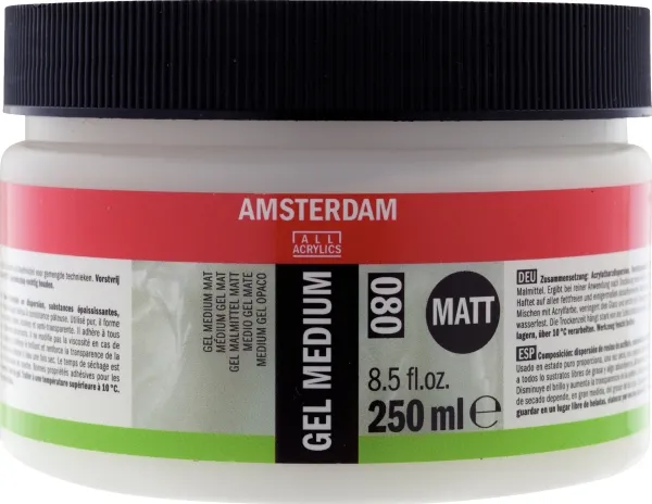 Amsterdam Gel medium matt 080 (glass)