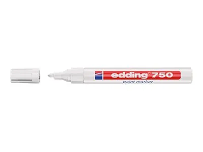 edding 750 paint - Markør - permanent - hvit - fargeblekk - 2-4 mm