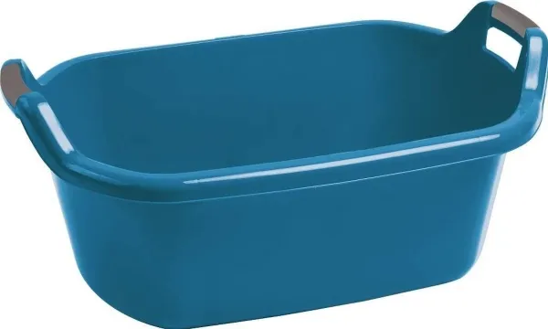 Curver blå oval bolle 55 L