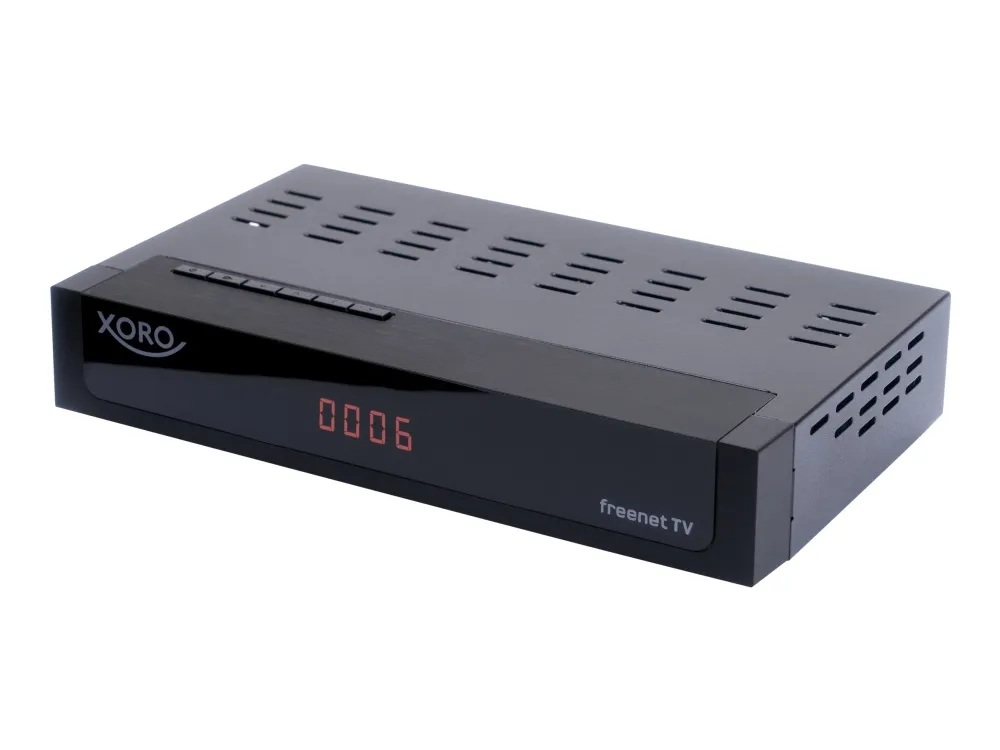 Xoro HRT 8770 TWIN - Digital multimediemottaker - svart