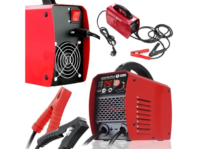 Bilbatterilader 12/24V med starter CBC40