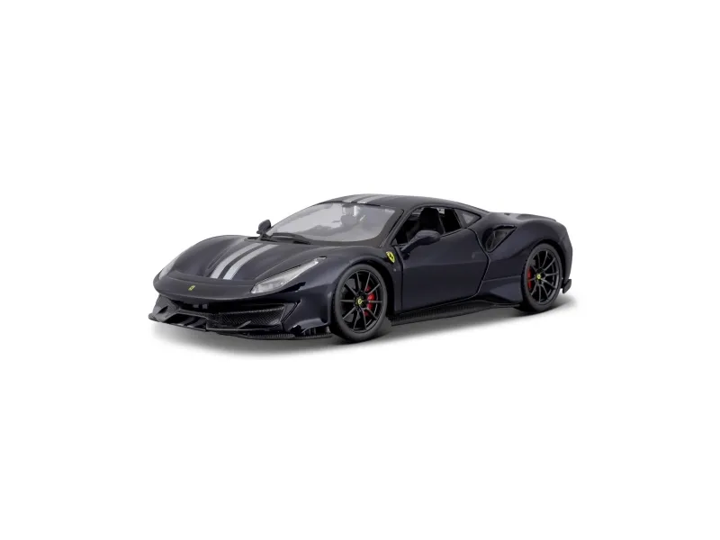 BBURAGO Ferrari 488 Pista 1:24 blau, Sportsbil, Montert på forhånd, 1:24, Ferrari 488 Pista, Alle kjønn, Metall, Plast