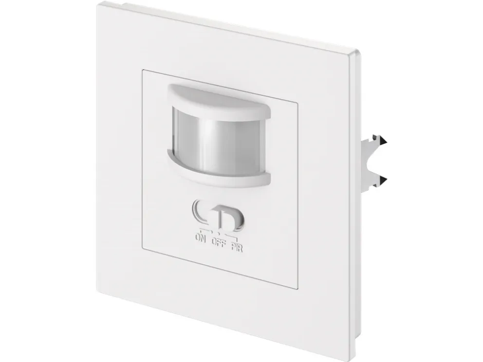 Bevegelsessensor, hvit - for flush veggmontering