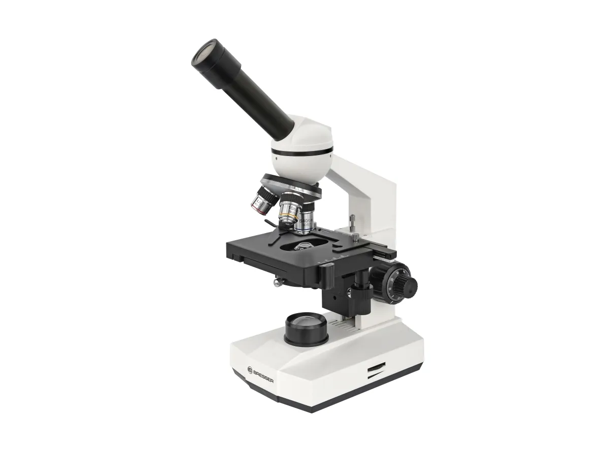Bresser Optics ERUDIT, Optisk, Sort, Hvit, Aluminium, Plast, 400x, 40x, LED