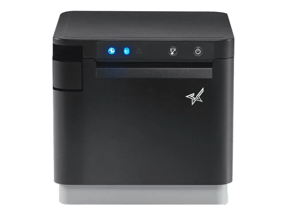 Star mC-Print3 MCP31CBI - Kvitteringsskriver - direktetermisk - Rull (8 cm) - 203 dpi - inntil 400 mm/sek - USB-C, LAN, Bluetooth, USB-vert - kutter - svart