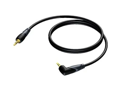 Procab Classic Series CLA718 - Lydkabel - mini-phone stereo 3.5 mm hann til mini-phone stereo 3.5 mm hann - 1.5 m - vinkelkontakt