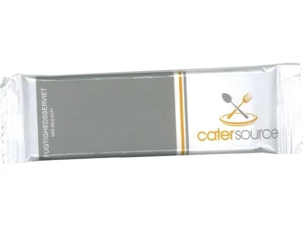 Vådserviet fugtighedsserviet Catersource 40x135 mm Citronduft,100 stk/ps - (100 stk.)