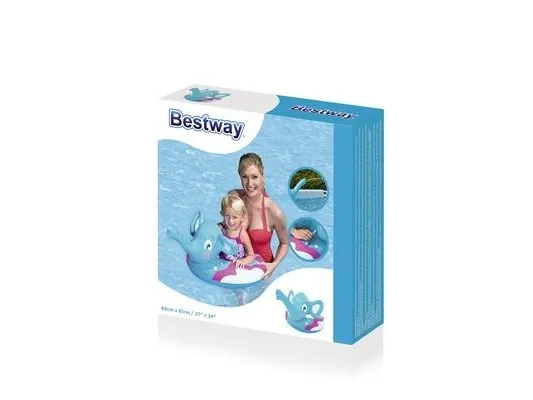 Bestway elefant badering med sprøytefunksjon, 2-sort (inkl. 1 badebøye + 1 pumpe) 69*61 cm