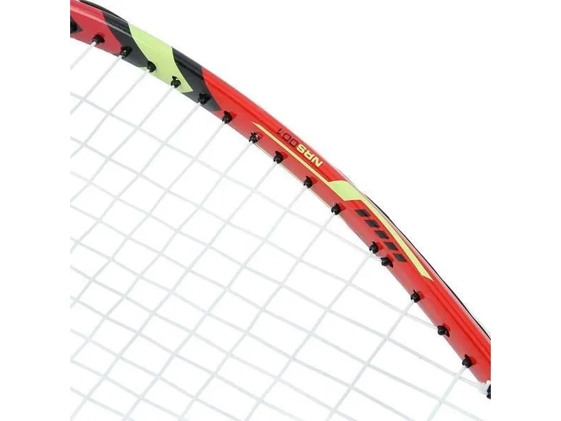 Nils Extreme NRS001 sett for speedminton: 2 racketter + fjærballer + etui (rød Nils)