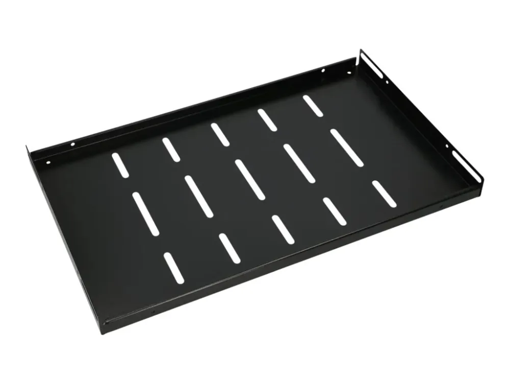 Extralink - Rack-hylle - 300 mm - svart - 1U - 19