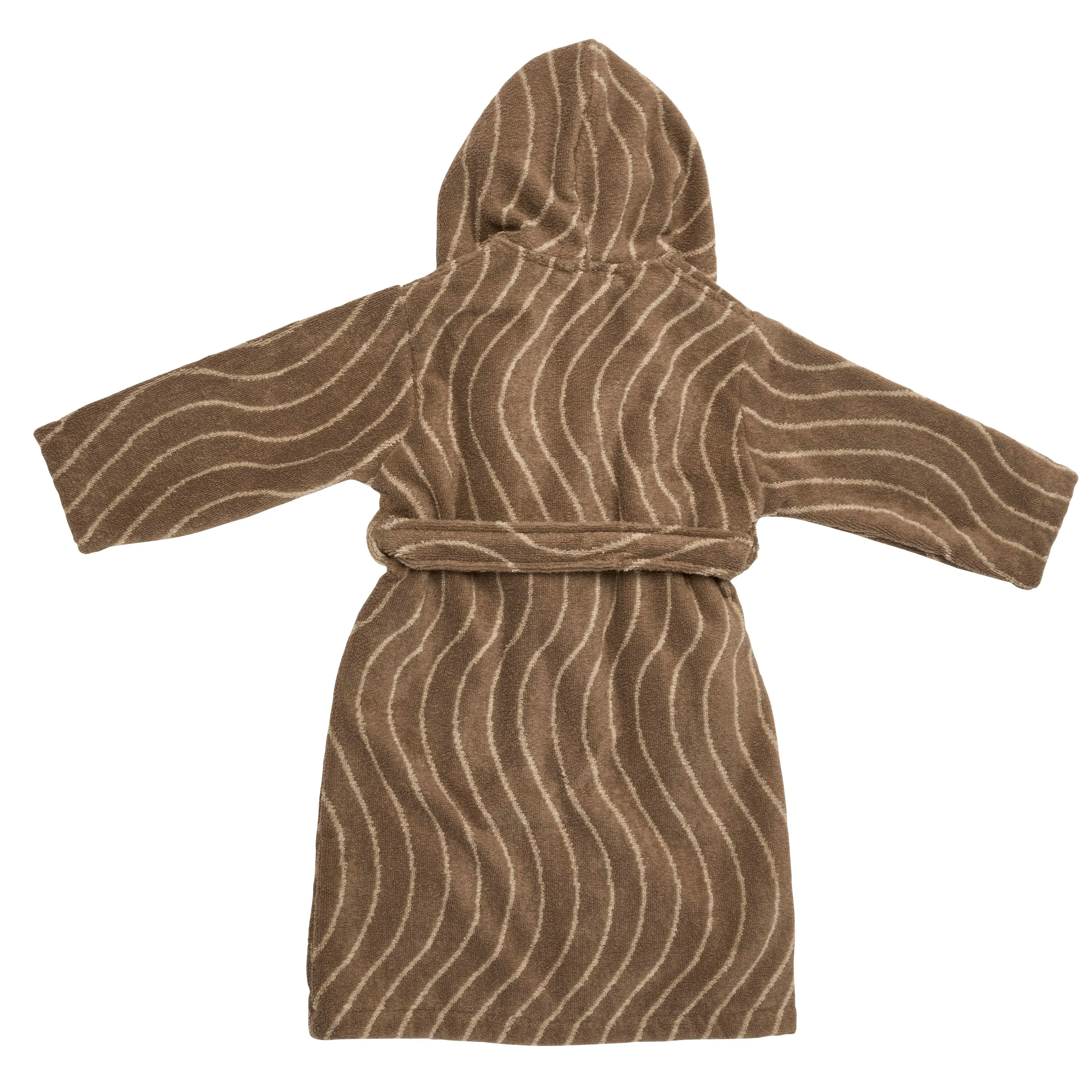 Leander badekåpe str. 5-6 år Woodland bomull - Mocca