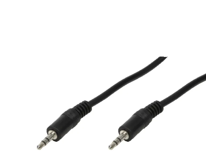 LogiLink 3.5mm - 3.5mm, 0.2m, 3.5mm, Hankjønn, 3.5mm, Hankjønn, 0,2 m, Sort