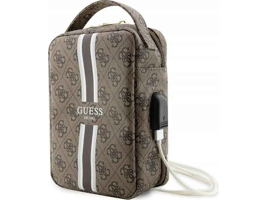 Guess Bag GUHBP4RPSW Organizer Brun/Brun 4G Printed Stripes