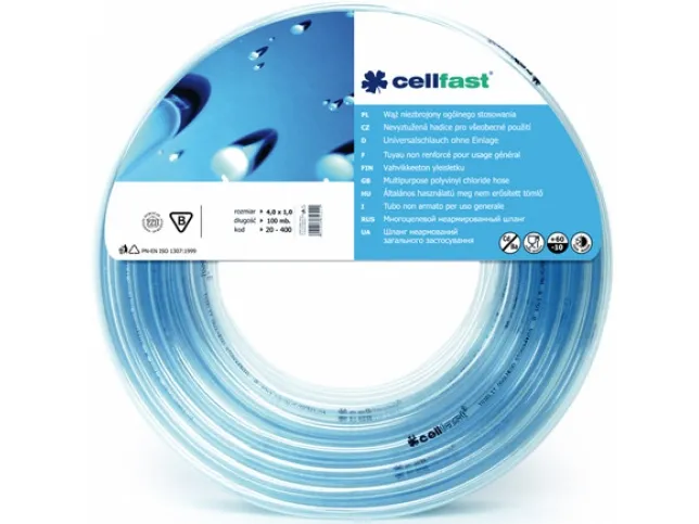 Cellfast GENERELT SLANGE 6,0x1,5 160 mb, IKKE FORSTERKET