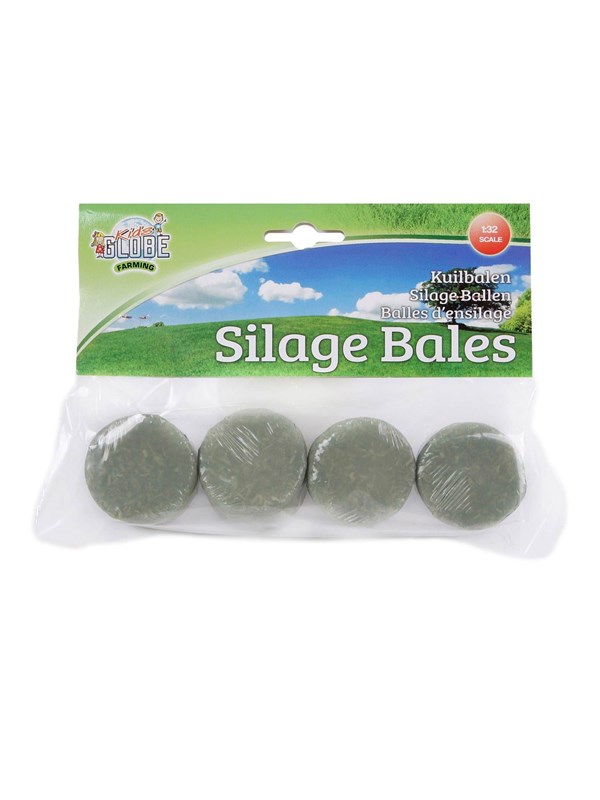 Kids Globe Round Silage Bales 1:32 4 pcs.