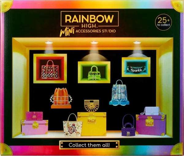 MGA Rainbow High tilbehør Studio Series 1 Surprise Bag Box H (blandet) 27 stk
