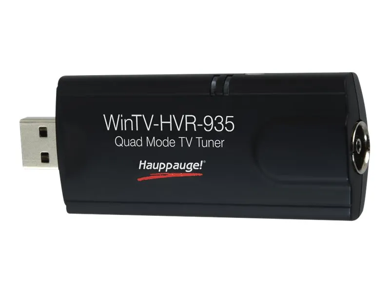Hauppauge WinTV HVR-935C - Digital / analog TV-kanalvelger / radiokanalvelger / videofangstadapter - DVB-C, DVB-T2 - HDTV - USB 2.0 - PAL