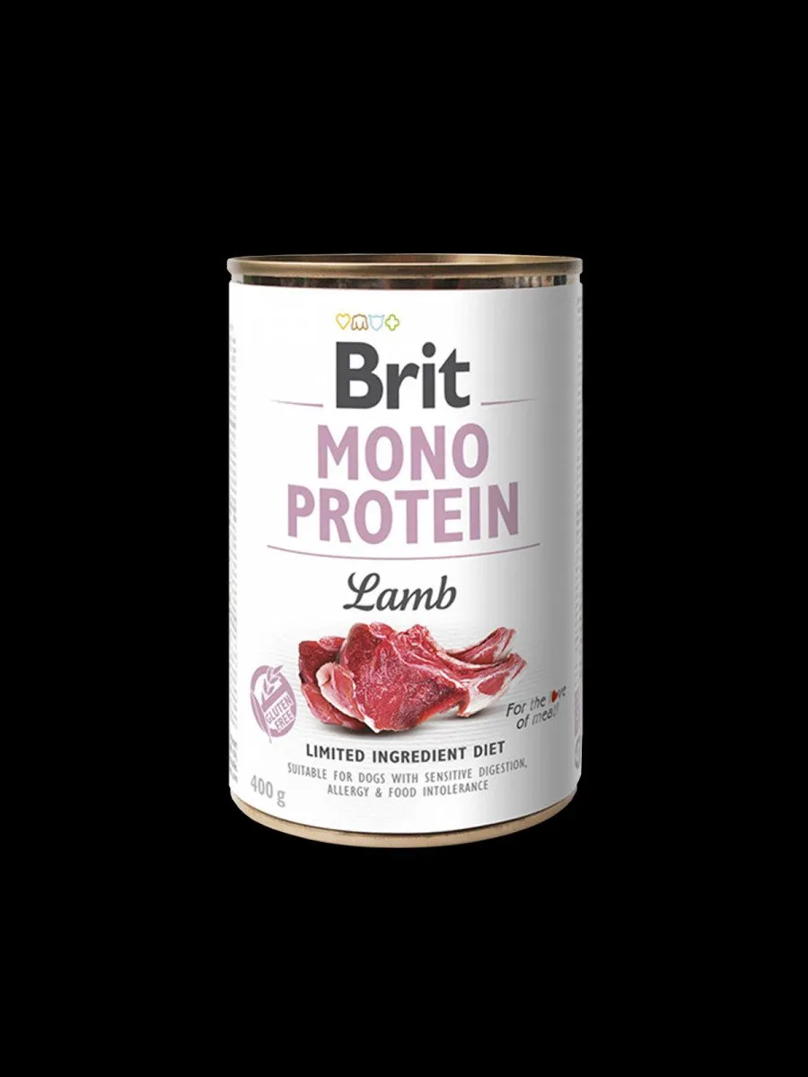 Brit MONO PROTEIN LAMB våtfôr til hund 400 g