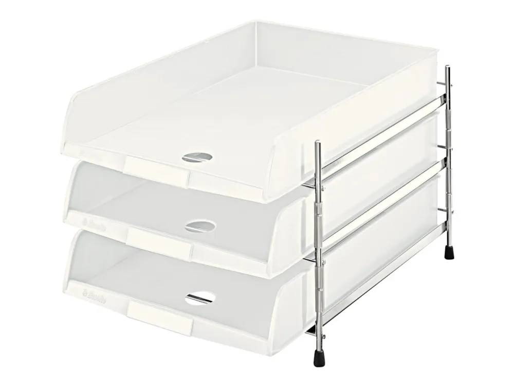 Esselte - Brevbakke - 3 rom - for C4 (229 x 324 mm) - hvit (en pakke 3)
