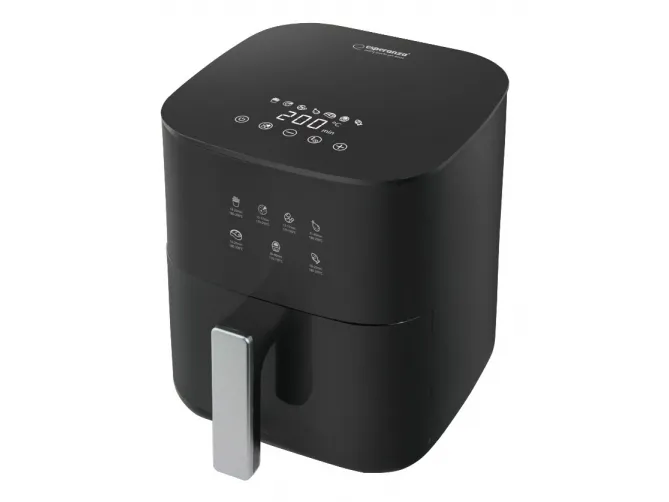 Esperanza EKA002, Varmluftsfrityr, 3,5 l, 80 °C, 200 °C, 60 min, Single/enkelt