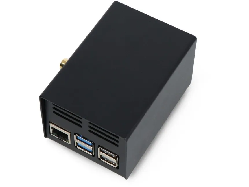 HiFiBerry etui til Raspberry Pi 5 - stål - svart (AN-25041)