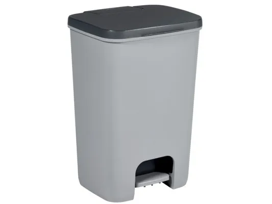 Curver Essentials, 40 l, Rektangulær, Plastikk, Grå, Pedal, 380 mm